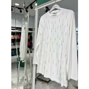 ADN TAŞLI TUNİK 302 - BEYAZ - 1