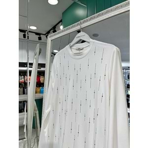 ADN TAŞLI TUNİK 302 - BEYAZ - 1