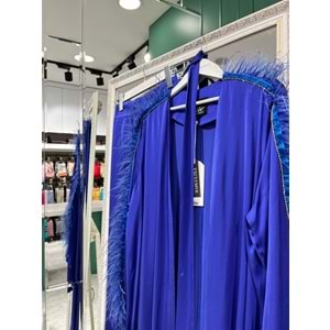 LİSA TÜYLÜ PANTOLON TAKIM - MAVİ - 1