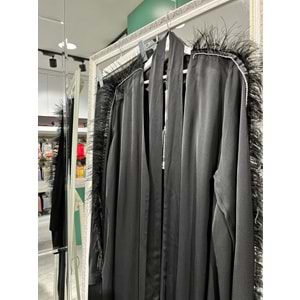 LİSA TÜYLÜ PANTOLON TAKIM - SİYAH - 1