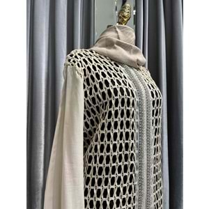 SELİNADA FİLE CEKET - BEJ - 40