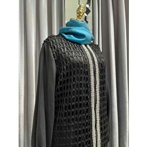 SELİNADA FİLE CEKET - SİYAH - 38