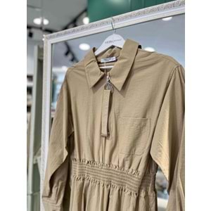 MARCHA ELBİSE 10660 - VİZON - 2