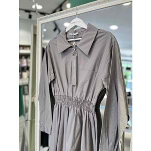 MARCHA ELBİSE 10660 - GRİ - 2