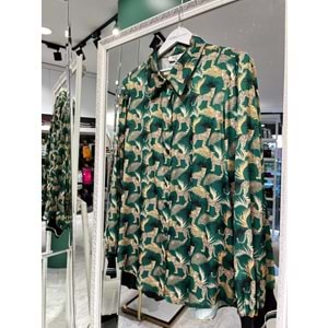 NARS KAPLANLI KREP GÖMLEK - DESENLİ - 2