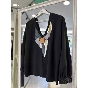 NARS BLUZ - SİYAH - 1