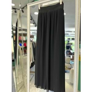 NURGÜN PİLİSELİ ETEK 3060 - SİYAH - 1