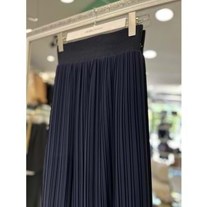 NURGÜN PİLİSELİ ETEK 3060 - LACİVERT - 1