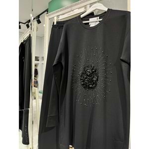 ZAFİRA ELLİE İKİLİ TAKIM - SİYAH - 1