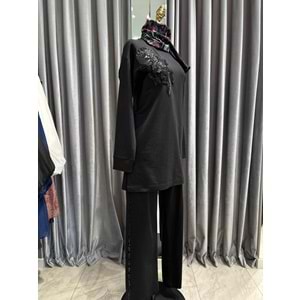 ZAFİRA KATHY İKİLİ TAKIM - SİYAH - 2