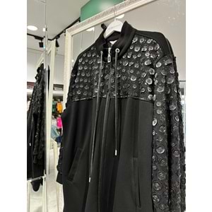 TRİPEN İŞLEMELİ CEKET - SİYAH - 1