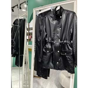 LİSA SATEN İKİLİ TAKIM 3055 - SİYAH - 3