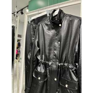 LİSA SATEN İKİLİ TAKIM 3055 - SİYAH - 3