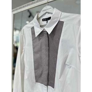 NARS GÖMLEK PAYETLİ KAZAYAĞI - BEYAZ - 3