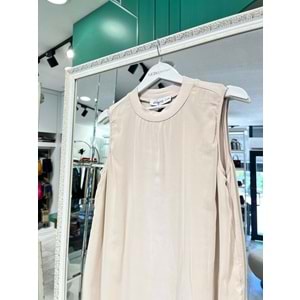 PUANE ŞİFON İÇLİK SIFIR KOLLU 10270 - BEJ - 1