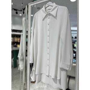 YAQA ELM GÖMLEK - BEYAZ - 42