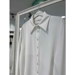 YAQA ELM GÖMLEK - BEYAZ - 42