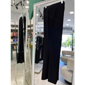 SENNUR İSPANYOL PAÇA PANTOLON - SİYAH - 46