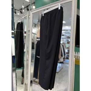MISSEMRAMISS NERVÜRLÜ KUMAŞ PANTOLON - SİYAH - 40