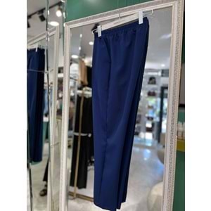 MISSEMRAMISS NERVÜRLÜ KUMAŞ PANTOLON - SAKS MAVİSİ - 44