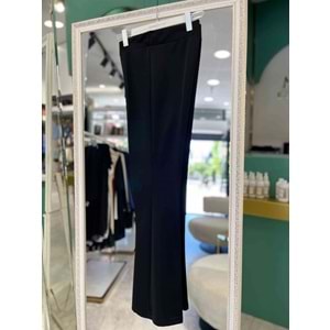 DUHAS İSPANYOL PAÇA PANTOLON - SİYAH - 38