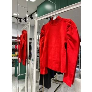 JOY IN JOY PRENSES KOL TRİKO BODY - MERCAN - STANDART