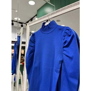 JOY IN JOY PRENSES KOL TRİKO BODY - SAKS MAVİSİ - STANDART