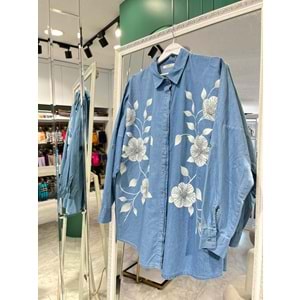 ADN KOT GÖMLEK 4812 - AÇIK MAVİ - STANDART