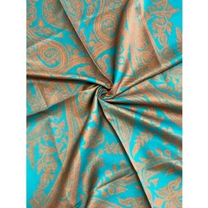 SİYANE ŞAL DESEN PAMUKLU ŞAL - 8