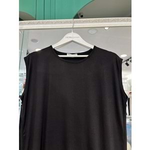 NURGÜN SIFIR KOLLU PENYE İÇLİK - SİYAH - XXL