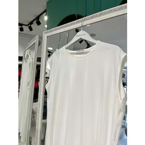 NURGÜN SIFIR KOLLU PENYE İÇLİK - BEYAZ - XXL