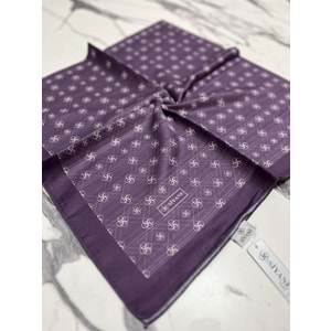 SİYANE MONOGRAM PAMUK EŞARP - 7