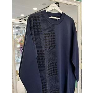 ADN MERSERİZE TUNİK SİMLİ - LACİVERT - 2