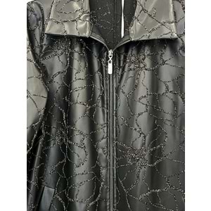 HALE PİVOİNE DERİ KAP - SİYAH - 2