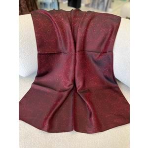 İPEKSELİ KENDİNDEN DESENLİ JAKARLI ŞAL - 1