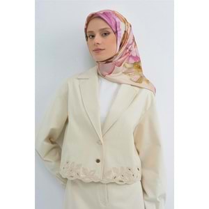 ARMİNE SAF İPEK EŞARP 2026 İLKBAHAR-YAZ DESEN 7 - 4