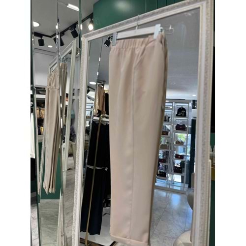 HÜMA KUMAŞ PANTOLON PAÇASI KATLI - BEJ - 40