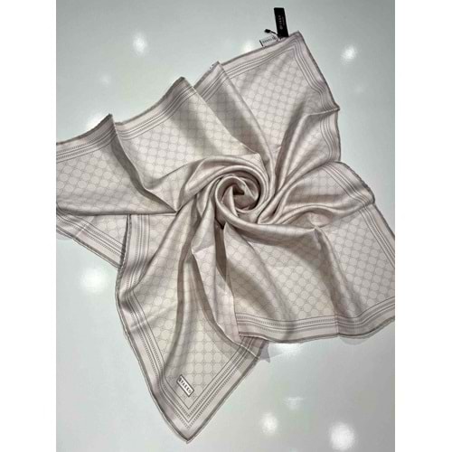 VKKO MONOGRAM İPEK EŞARP