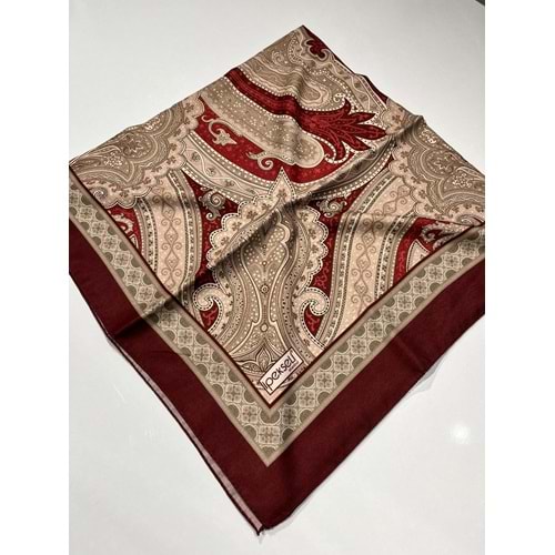 İPEKSELİ PAMUKLU EŞARP DESENLİ - 4