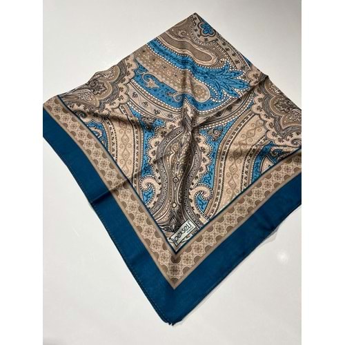 İPEKSELİ PAMUKLU EŞARP DESENLİ - 11