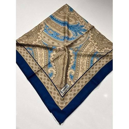 İPEKSELİ PAMUKLU EŞARP DESENLİ - 16