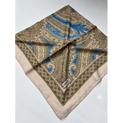 İPEKSELİ PAMUKLU EŞARP DESENLİ - 17