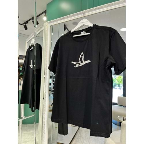 MRM TAŞLI TİŞÖRT - SİYAH - M