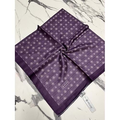 SİYANE MONOGRAM PAMUK EŞARP - 7