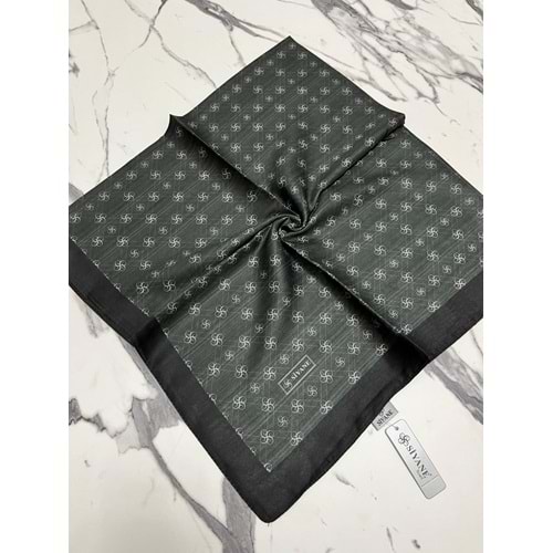 SİYANE MONOGRAM PAMUK EŞARP - 11