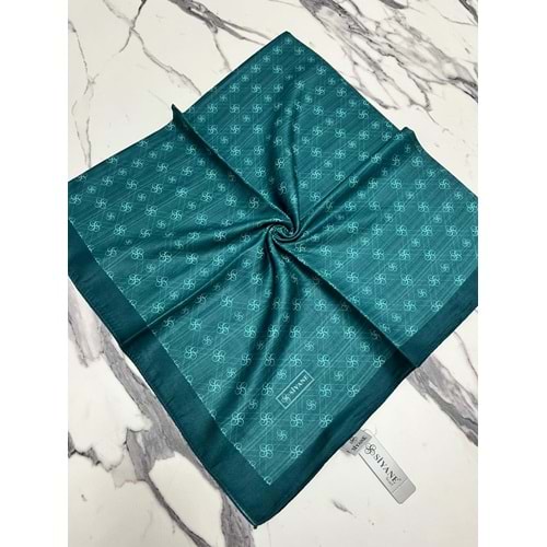 SİYANE MONOGRAM PAMUK EŞARP - 13