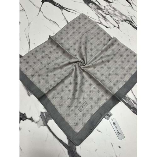 SİYANE MONOGRAM PAMUK EŞARP - 18