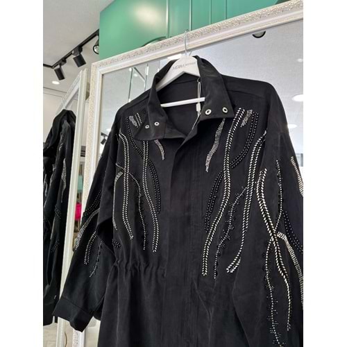 ADN TAŞLI CEKET CUPRA KARIŞIMLI