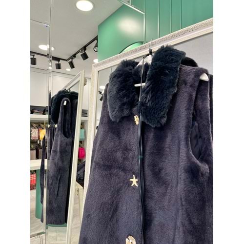 VATKATEX KÜRKLÜ ANGORA YELEK