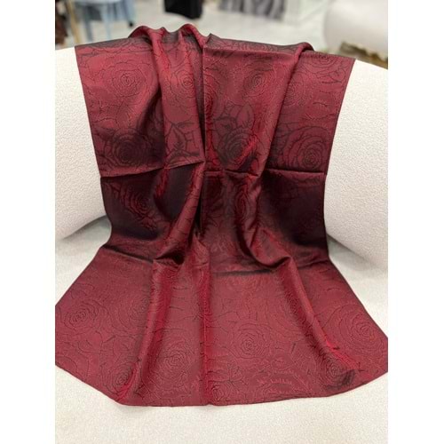 İPEKSELİ VUAL JAKAR ŞAL GÜL DESEN - 1